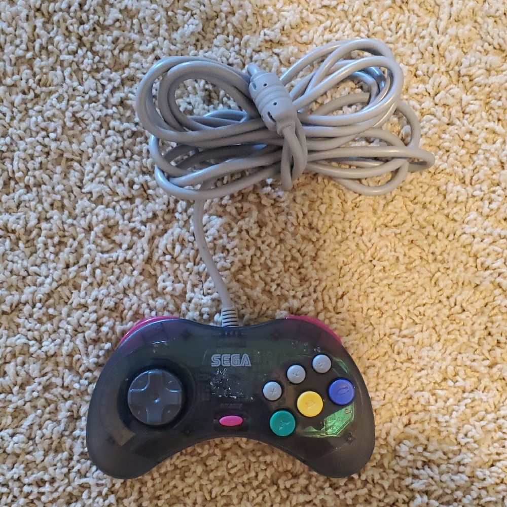 Sega Clear Game Controller